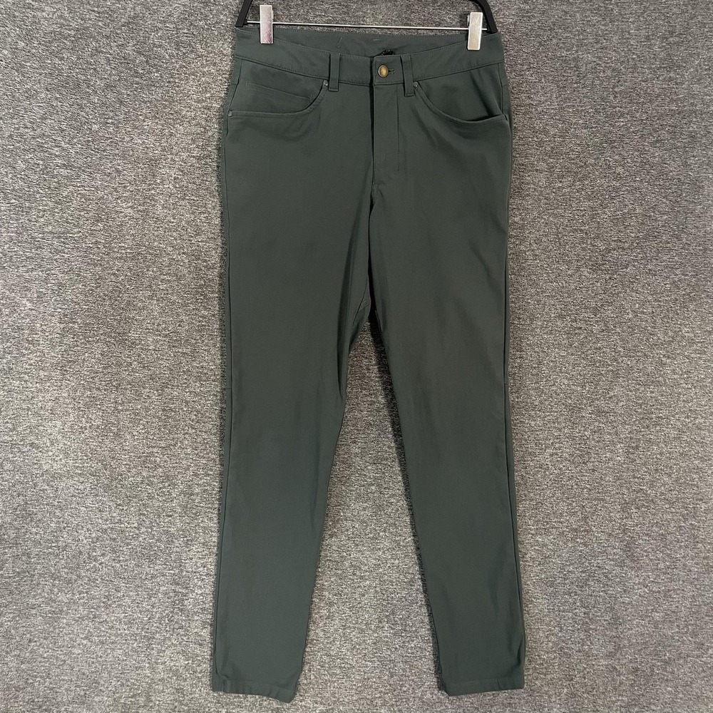 Lululemon ABC Slim Fit 5 Pocket Pant Men's Green 29x29 Warpstreme Stretch Golf